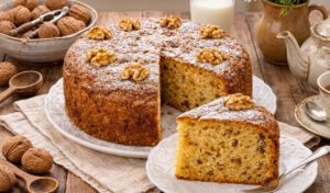 Bolo de Nozes – faz-se num instante e fica com um sabor fantástico