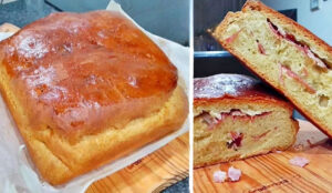 Folar da Páscoa de Valpaços (a massa fica leve e muito saborosa)