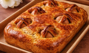 Folar da Páscoa tamanho XL (não pode faltar na mesa da Páscoa esta delícia)