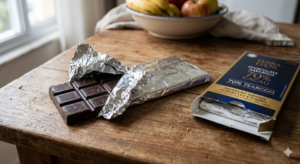 O verdadeiro motivo do chocolate vir embalado em papel prata e o erro fatal de guardá-lo pelado na geladeira