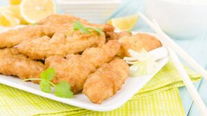 Frango Empanado ao Limão Irresistível – crocante por fora e macio por dentro