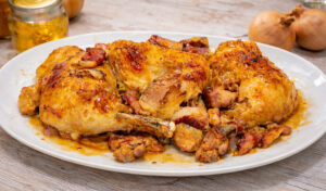 Frango assado especial – é fácil de preparar e fica uma verdadeira perdição