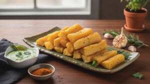 Tudo isso sem fritura uma Mandioca Crocante e Douradinha Sequinha por fora e Cremosa por dentro