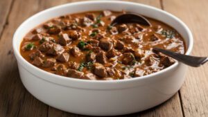 Picadinho de Carne O prato caseiro que combina perfeitamente com arroz soltinho e feijão