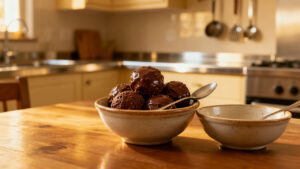 Uma receita simples que transforma chocolate em um sorvete incrivelmente cremoso