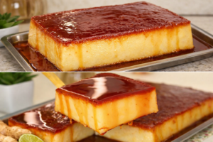 Pudim Quadrado de Padaria delicioso, fácil e barato de fazer–Todo Mundo Pede a Receita na Hora, Impossível Comer Só Uma Fatia!