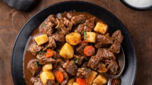 carne de panela recheada fácil de fazer