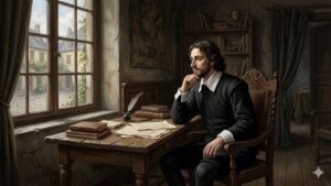 Blaise Pascal, filósofo: “Toda a desgraça dos homens vem de não saberem ficar quietos em uma sala.”