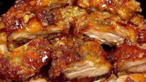 Frango Crocante com Mel e Alho que Fica VICANTE, Dourado e com Molho Perfeito de Restaurante