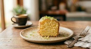 Simples de preparar e cheio de sabor o Bolo de Iogurte com Limão