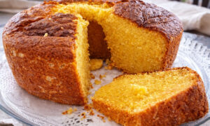 Bolo de Laranja grande e muito fofinho (e muito delicioso)