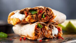 Burrito de carne em poucos minutos que vai transformar seu lanche caseiro em sucesso absoluto