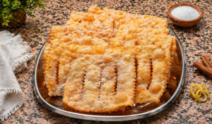 Os meus coscorões ficam muito estaladiços e saborosos