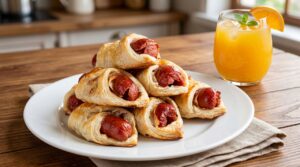 Perfeito para festas ou lanches, o enroladinho de salsicha é sempre sucesso garantido