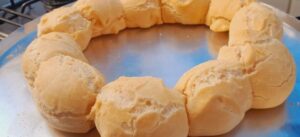 Biscoito de polvilho assado com 1 ovo apenas