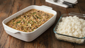 Estrogonofe de cogumelos cremoso que você vai amar em qualquer refeição