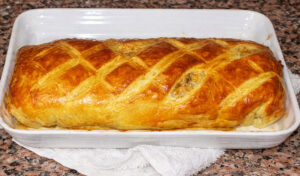 Folhado de frango (ficou tão bom que logo desapareceu)