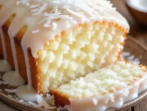 Bolo de Coco com Cobertura