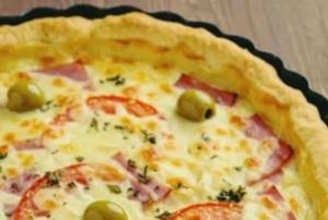Quiche Cremosa com Queijo – Ver Receita