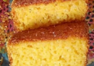 Bolo de Milho com Casquinha Dourada