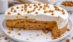 Pudim de Bolacha – cremoso e tão bom que logo desaparece na boca