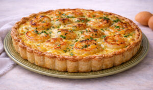 Quiche de Camarão à moda da Sogra