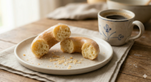 Levinhas, macias e irresistíveis As rosquinhas de nata que derretem na boca